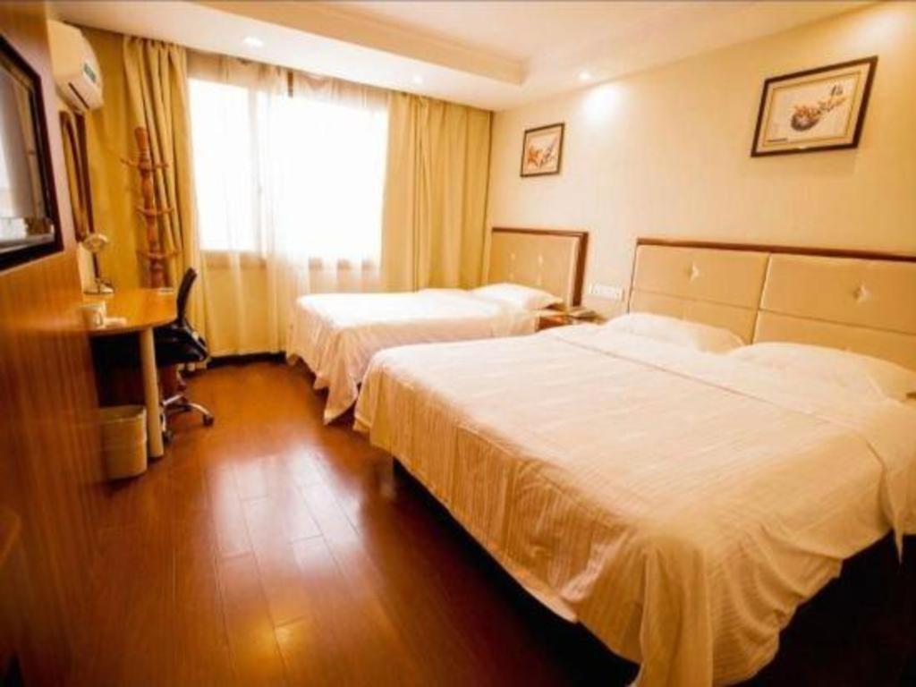 Greentree Inn Suzhou Guanqian Yangyuxiang Metro Station Business Hotel Suzhou (Jiangsu) Exterior foto
